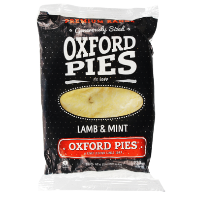 Oxford Pies Premium Lamb & Mint Pie 220g