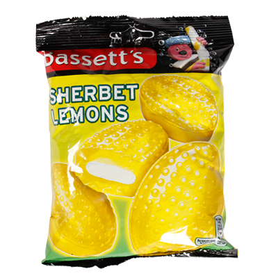 Maynards Bassetts Sherbet Lemons Sweets 192g