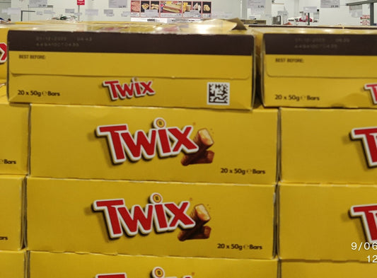 TWIX TWIN BAR 20 X 50G