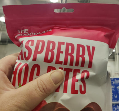 THE CHOCOLATE GUYS RASPBERRY CHOCOLATE BITES 850G