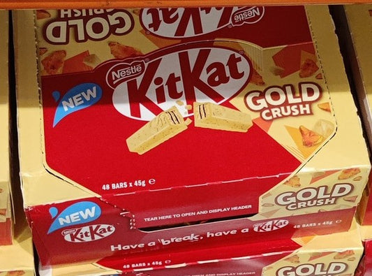 NESTLE KITKAT GOLD CRUSH 48 X 45G