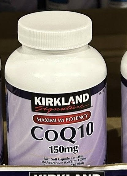 KIRKLAND SIGNATURE CO-Q10 150MG 150 SOFT CAPSULES