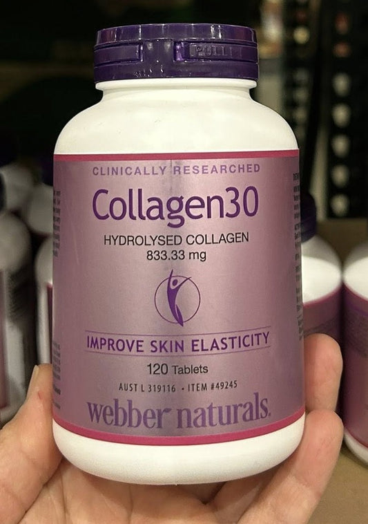 WEBBER NATURALS COLLAGEN30 120 TABLETS