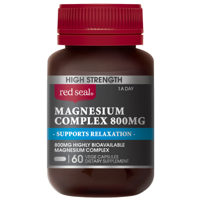 Red Seal High Strength Magnesium Complex 800mg Capsules 60pk