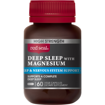 Red Seal Deep Sleep With Magnesium Vege Capsules 60pk