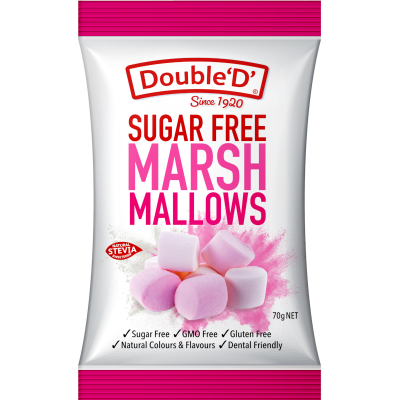 Double 'D' Sugar Free Marshmallows 70g