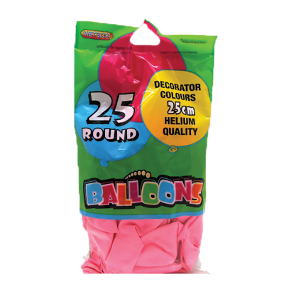 Hoorah Pink Balloons 25pk
