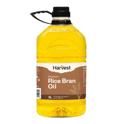 Harvest Premium Rice Bran Oil 3l
