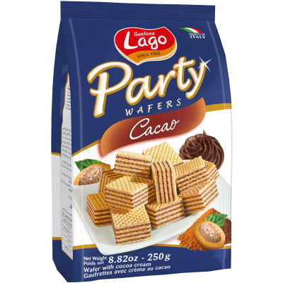 Lago Cocoa Party Wafers 250g