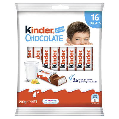 Kinder Chocolate Bars 16 x 12.5g