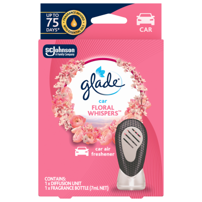 Glade Car Floral Whispers Air Freshener 7ml