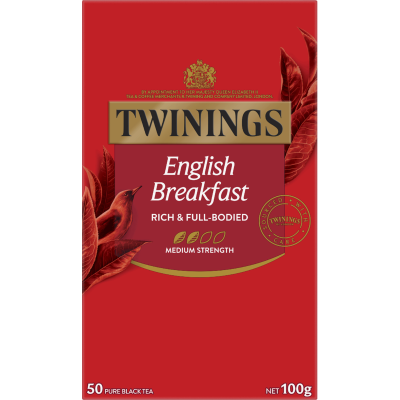 Twinings English Breakfast Tea Bags 50 x 2g