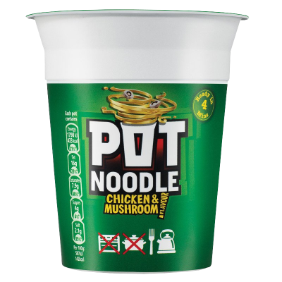 Pot Noodle Chicken & Mushroom Flavour Noodles 90g