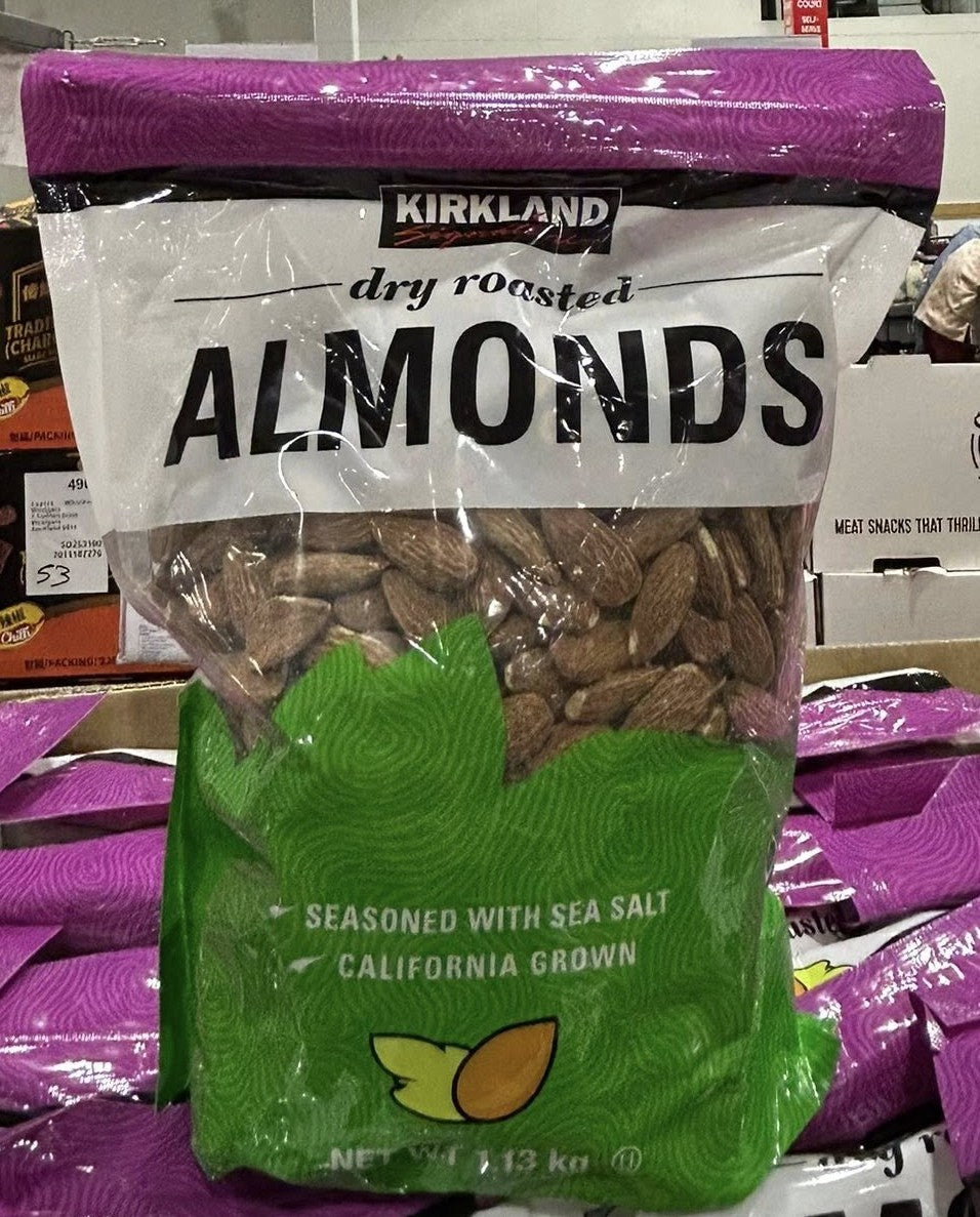 KIRKLAND SIGNATURE DRY ROASTED ALMONDS 1.13KG