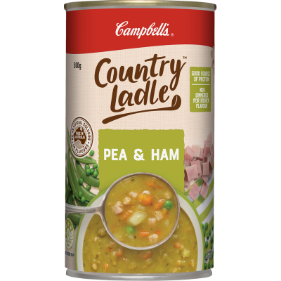 Campbell's Country Ladle Pea & Ham Soup 500g