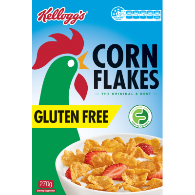 Kellogg's Gluten Free Cornflakes Breakfast Cereal 270g