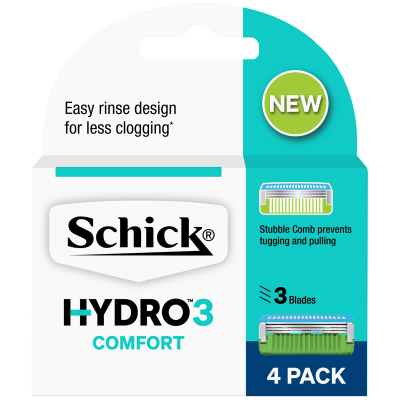 Schick Hydro 3 Comfort Blades 4pk