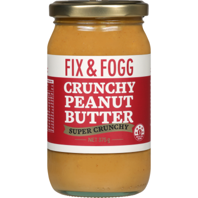 Fix & Fogg Super Crunchy Peanut Butter 375g
