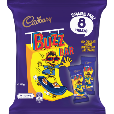 Cadbury Buzz Bar Sharepack 160g