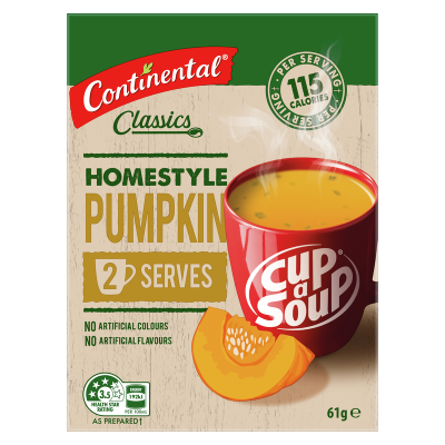 Continental Homestyle Pumpkin Cup a Soup 2pk