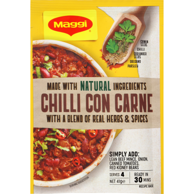 Maggi Chilli Con Carne Recipe Base 41g