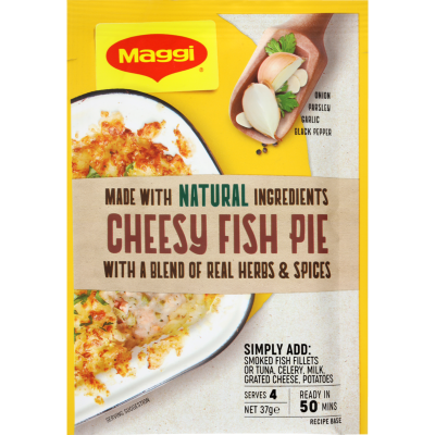 Maggi Cheesy Fish Pie Recipe Base 37g