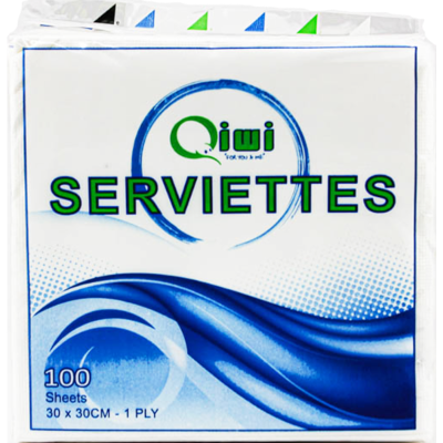 Qiwi Serviettes 100pk
