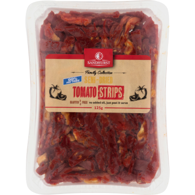 Sandhurst Semi-Dried Tomato Strips 125g