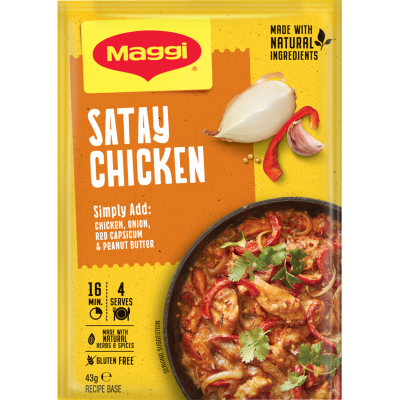 Maggi Satay Chicken Recipe Base Sachet 43g