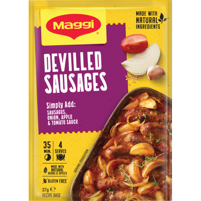 Maggi Devilled Sausages Recipe Base Sachet 37g