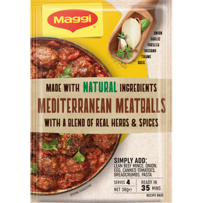 Maggi Mediterranean Meatballs Recipe Base 38g