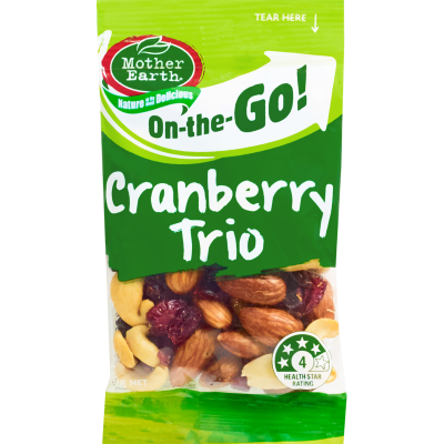 Mother Earth On The Go! Cranberry Trio 50g