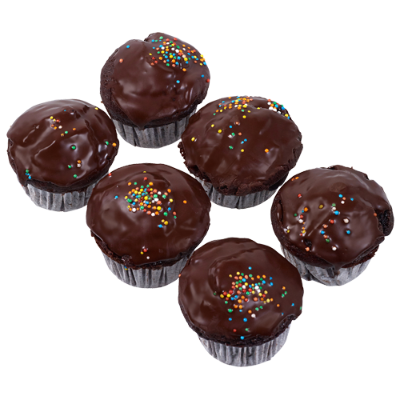 Chocolate Mud Cupcakes 6pk