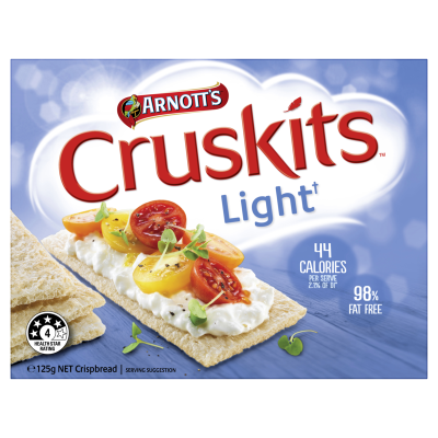 Arnott's Cruskits Low Fat Crispbread 125g