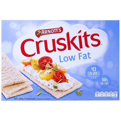 Arnott's Cruskits Low Fat Crispbread 250g