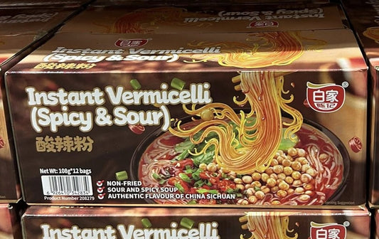BAIJIA SPICY & SOUR VERMICELLI 12X108G