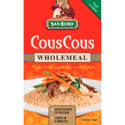 San Remo #159 Wholemeal Couscous 500g