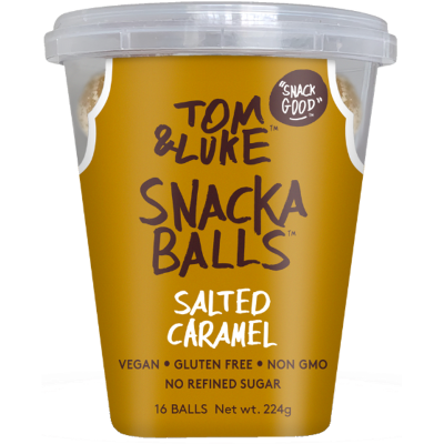 Tom & Luke Salted Caramel Snackaballs 224g