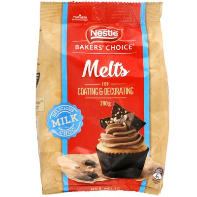 Nestle Baker's Choice Milk Choc Melts 290g