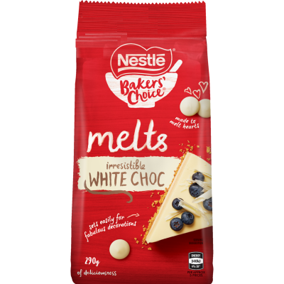 Nestle Baker's Choice White Choc Melts 290g