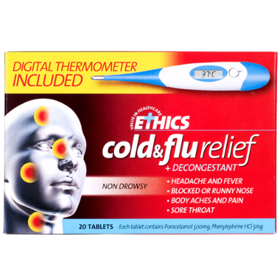 Ethics Cold & Flu Relief Lozenges 20pk