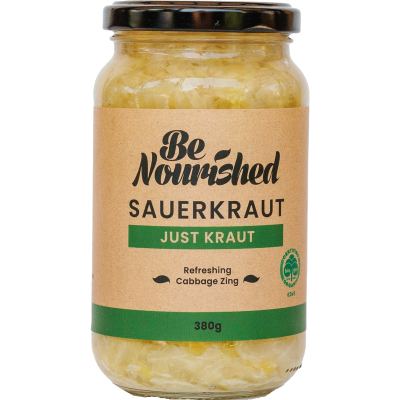 Be Nourished Just Kraut Sauerkraut 380g