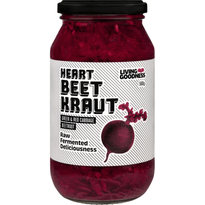 Living Goodness Heartbeet Sauerkraut 500g