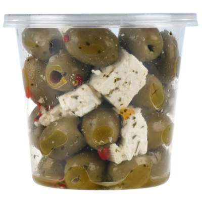 Marinated Goat Feta & Olives kg