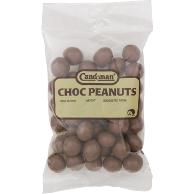 Candy Man Choc Peanuts 100g