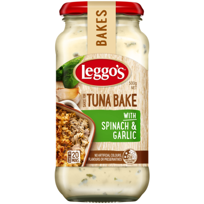 Leggo's Spinach & Garlic Tuna Bake 500g