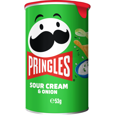 Pringles Sour Cream & Onion Potato Chips 53g