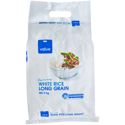 Value Long Grain White Rice 5kg