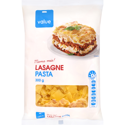 Value Lasagne Pasta 300g