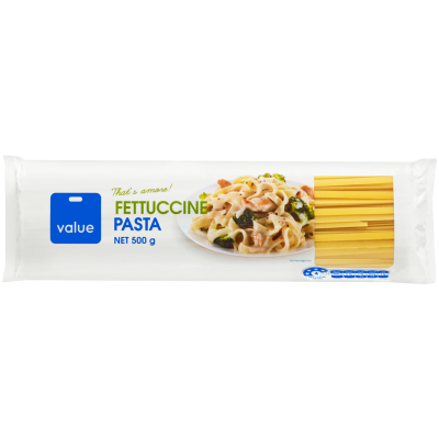 Value Dry Fettucine Pasta 500g